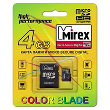   microSDHC+SD Mirex 8 Gb Class 4