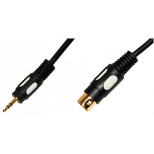   Plastic Gold 3.5 stereo Jack "" - DIN 5 pin "" 1.5 
