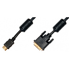   Plastic Gold HDMI "" - DVI-D "" 1.5  D7.3