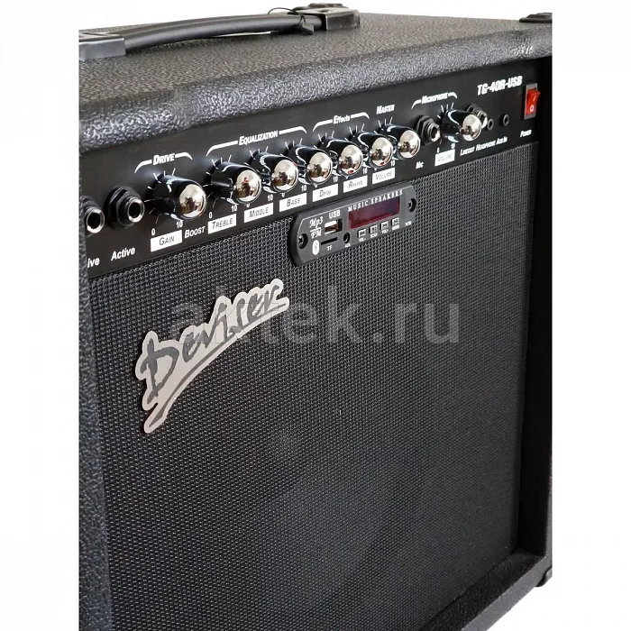 Deviser TG-40 USB транзисторный гитарный комбоусилитель, 40 Вт, два канала 2