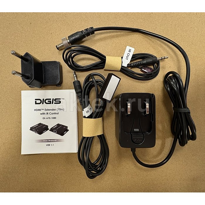 Digis EX-A70-1080 HDMI-удлинитель по витой паре, 1080p, 70 м 7