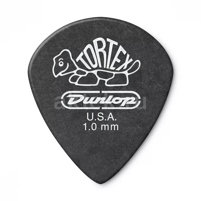 Dunlop 482P100 Tortex Pitch Black Jazz медиаторы, 1 мм