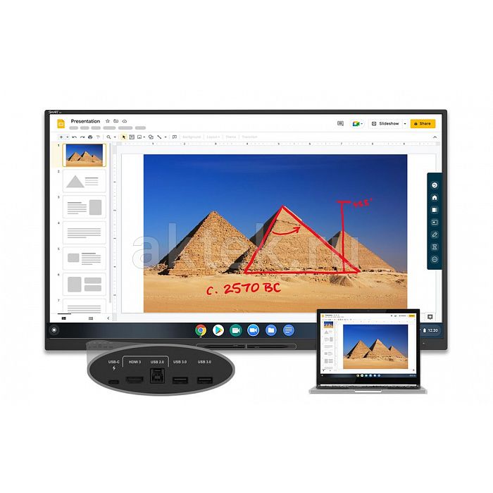 SMART SBID-GX175-V3 интерактивная 4K-панель 75″ на 40 касаний 3