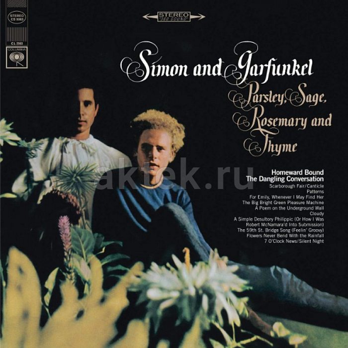 Виниловая пластинка SIMON & GARFUNKEL - PARSLEY, SAGE, ROSEMARY AND THYME 180 GRAM BLACK VINYL 12"