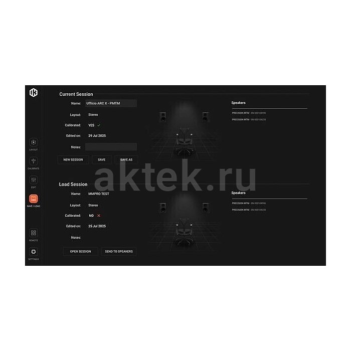 Система коррекции мониторов IK Multimedia ARC X 2