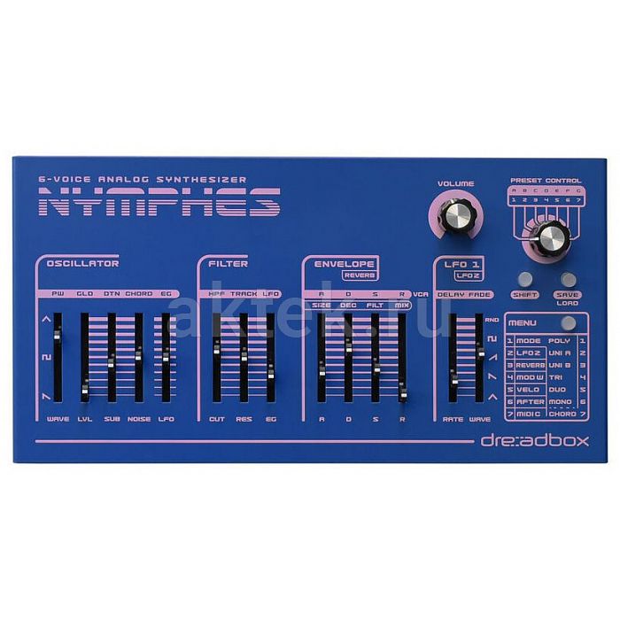 Аналоговый синтезатор Dreadbox Nymphes 2