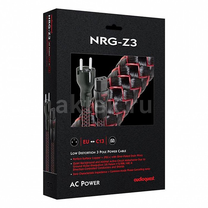 AudioQuest NRG-Z3 C13 (1.0 м) силовой кабель