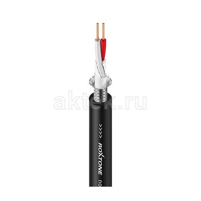 ROXTONE MC010/100 микрофонный кабель OFC, 100 м, чёрный