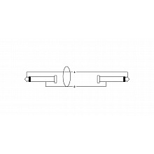 Cordial CXI 6 PP инструментальный кабель Jack TS(m) 6,3/Jack TS(m) 6,3 3