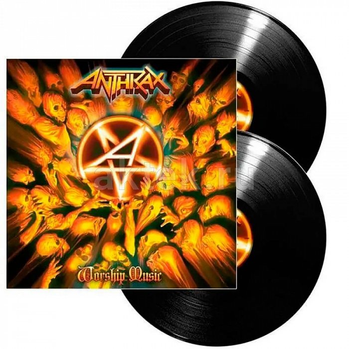 Виниловая пластинка ANTHRAX - WORSHIP MUSIC 140 GRAM BLACK VINYL 12"