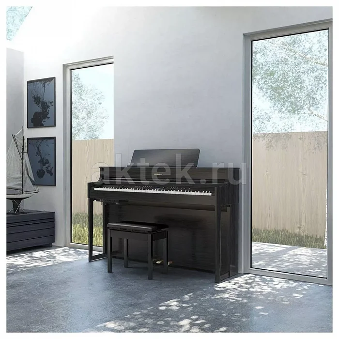 Roland HP704-CH + KSH704/2CH цифровое пианино, 88 клавиш, 384 голоса 5