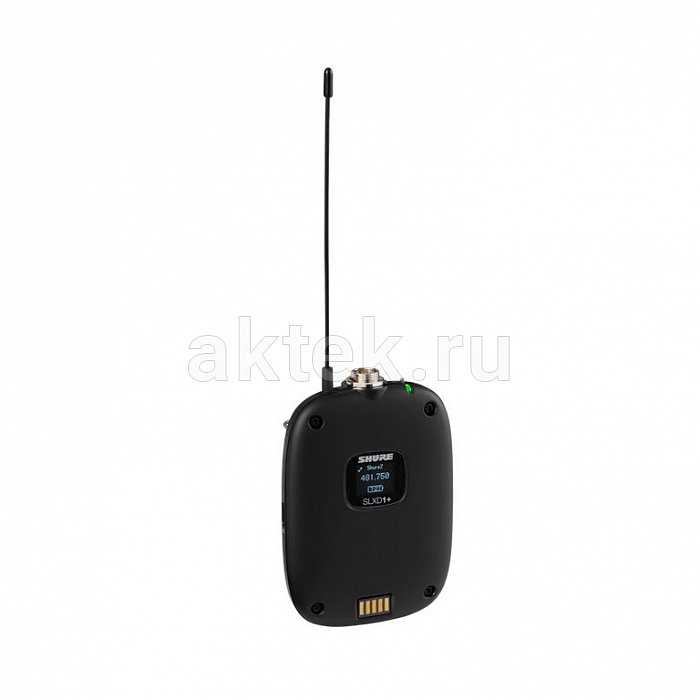 Shure SLXD1 цифровой поясной передатчик радиосистемы 470–606МГц 24бит 2