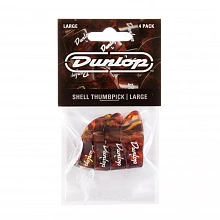 Dunlop 9023P Plastic Thumbpick Shell 4Pack медиатор-коготь, жесткие, 4 шт