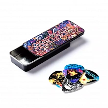 Dunlop SANPT02H Santana Pick Tin набор медиаторов, 6 шт