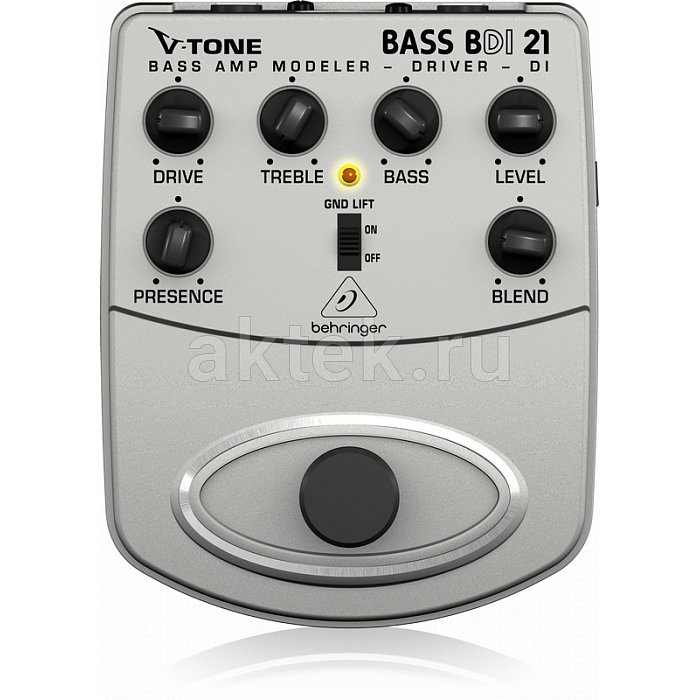 Behringer V-TONE BDI21 педаль моделирования басовых 2