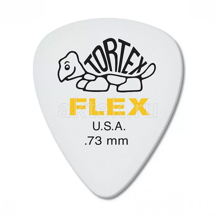 Dunlop 428P073 Tortex Flex Standard 12Pack медиаторы, 0,73 мм
