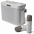 Портативная караоке колонка с микрофонами SkyDisco YS-219 white