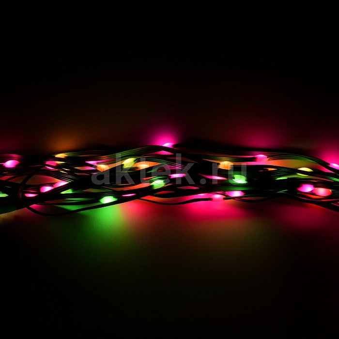 Елочная гирлянда со звездой LED Garland RGBW 10m Bluetooth 4