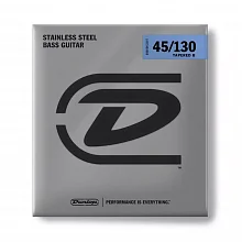 Dunlop DBSBS45130T Super Bright Steel комплект струн, калибр 45-130