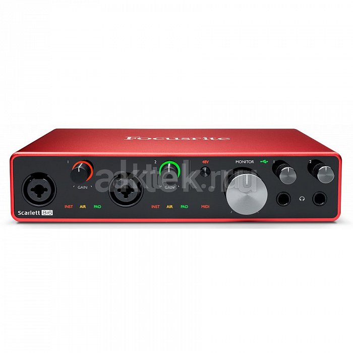 Аудио интерфейс USB FOCUSRITE Scarlett 8i6 3rd Gen 2