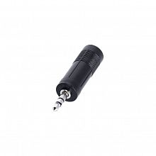 Adam Hall K4AJF3MM3 Black адаптер TRS6.3-F-stereo–TRS3.5-M-stereo