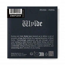 Dunlop ZWAP1254 Zakk Wylde струны для акустической гитары, 12-54 2