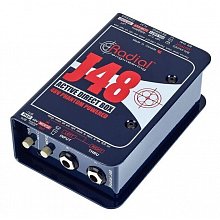 Директ-бокс Radial J48 1-channel Active 48v Direct Box