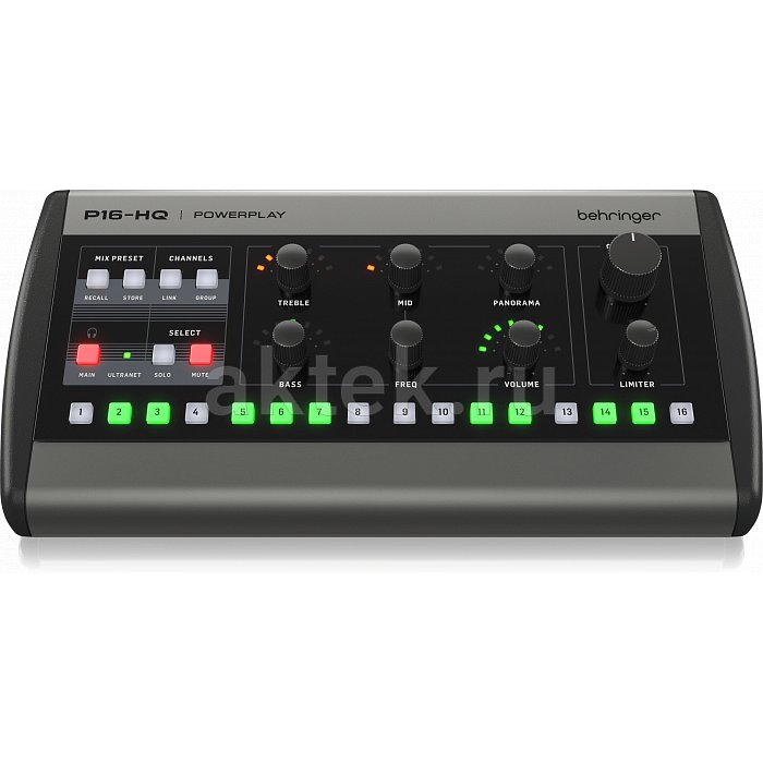 Behringer P16-HQ 16-канальный микшер для систем персонального