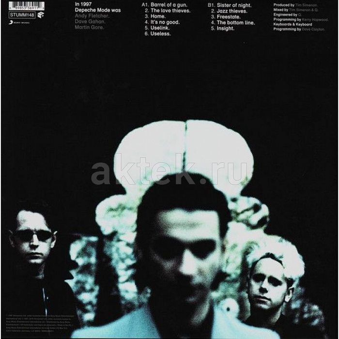 Виниловая пластинка DEPECHE MODE - ULTRA 180 GRAM BLACK VINYL 12" 4