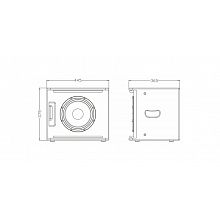 FDB Audio ES110S пассивный сабвуфер 10″ 150Вт 2 FDB Audio ES110S пассивный сабвуфер 10″ 150Вт 2