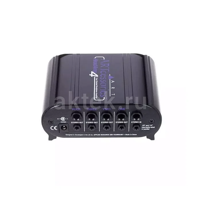 ART HeadAMP 4 четырёхканальный настольный усилитель-распределитель для наушников 3