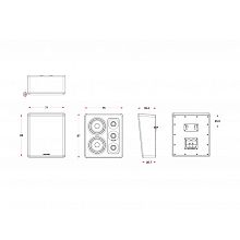M&K Sound MP300II White Satin/White Cloth настенная акустика 2×6.5″/500Вт 2