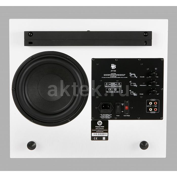 Активный cабвуфер DLS Flatsub Midi white 3