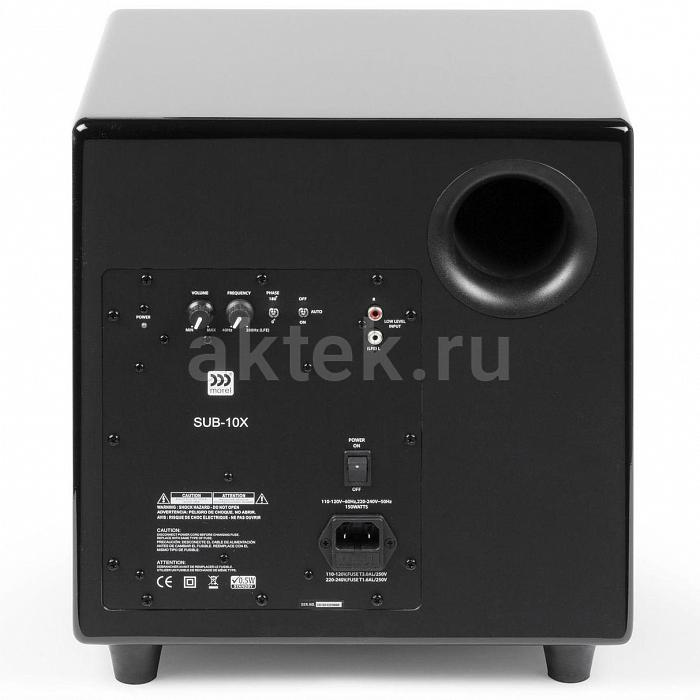 MOREL SUB 10X Piano Black сабвуфер, 150 Вт, 10" 3