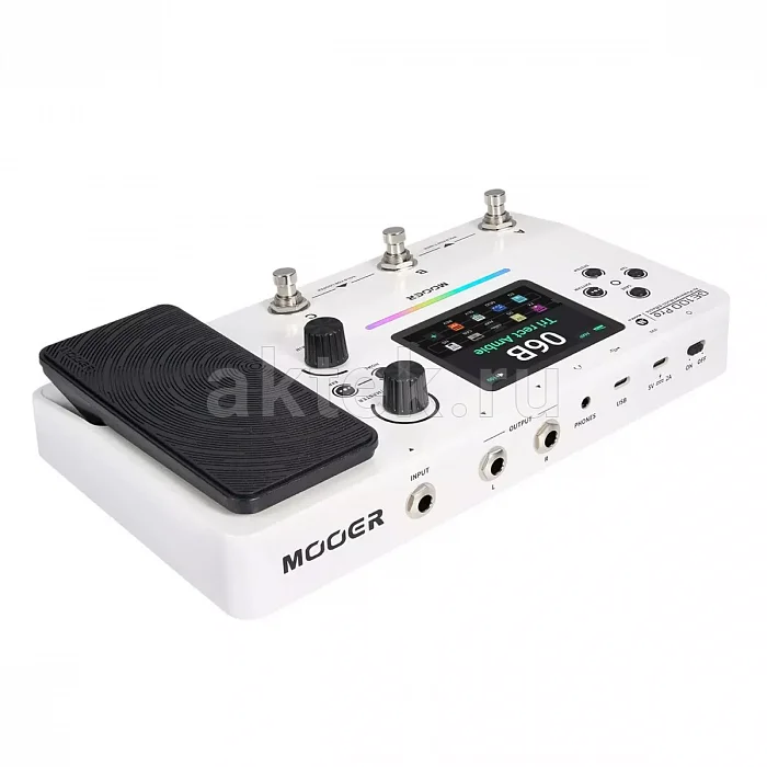 Mooer GE100 Pro гитарный процессор, 200 эффектов, 110 усилителей, AI-EQ 6
