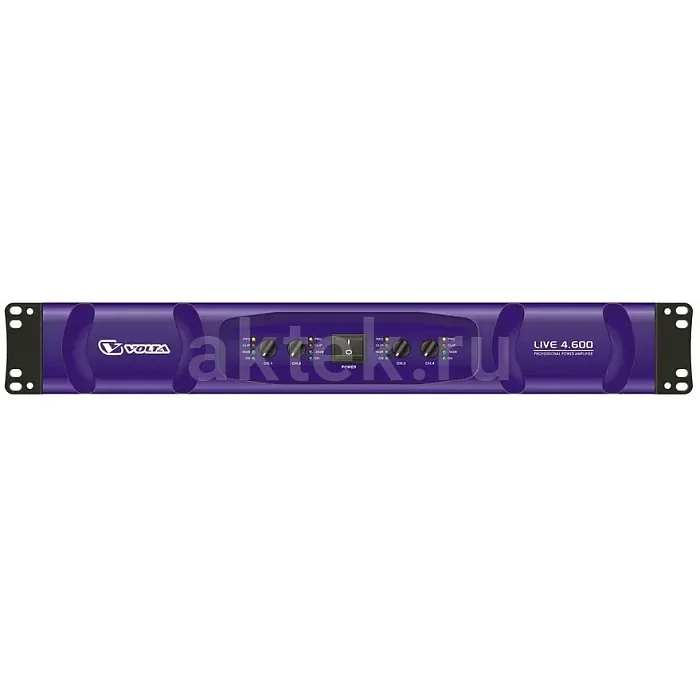 VOLTA LIVE 4.600 концертный усилитель мощности, 4×600 Вт, 4 канала