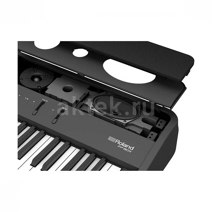 Roland FP-90X-BK цифровое пианино, черный, 88 клавиш, 256 голосов, Bluetooth 8