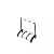 K&M 17513-016-00 Guardian 3 стойка для трёх гитар, чёрная