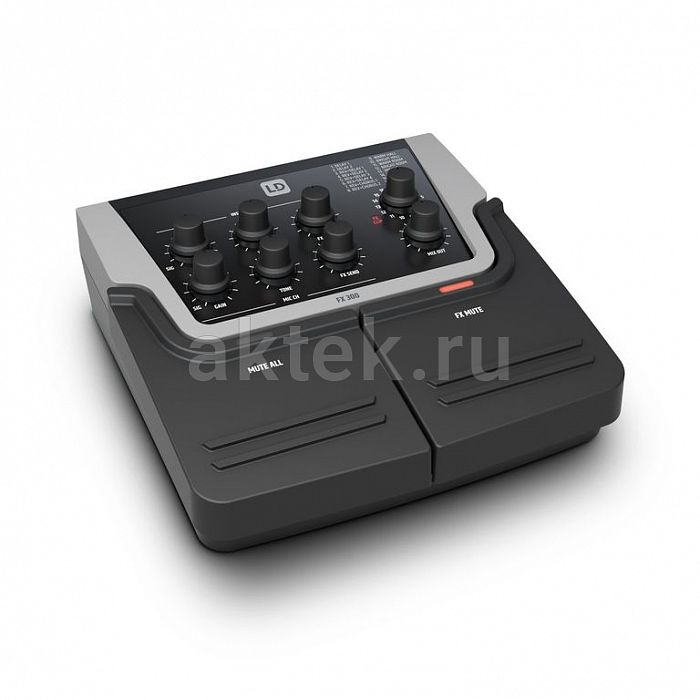 LD Systems FX 300 SET двухканальный вокальный процессор с педалью 6