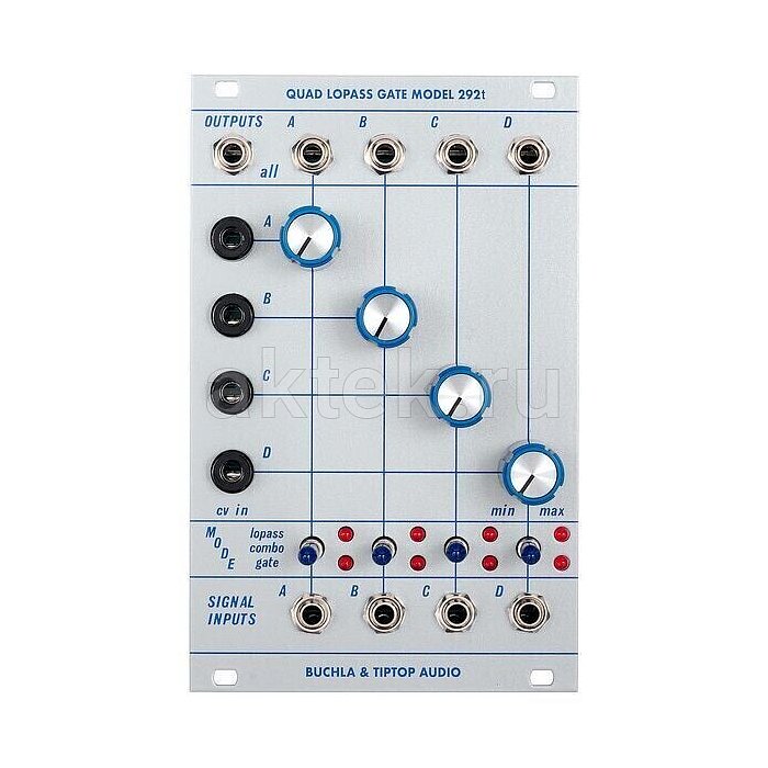 Eurorack-модуль Tiptop & Buchla 292t Quad Lopass Gate 5