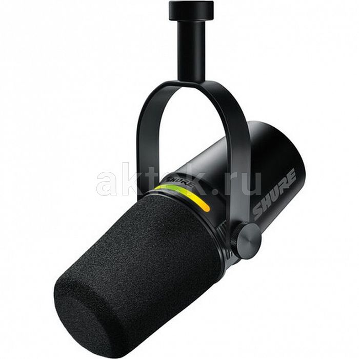 Shure MV7+-K Black цифровой динамический кардиоидный USB-C/XLR-микрофон