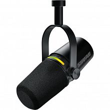 Shure MV7+-K Black цифровой динамический кардиоидный USB-C/XLR-микрофон