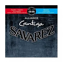 Savarez 510ARJ Alliance Cantiga Red/Blue mixed комплект струн классической гитары
