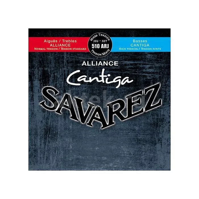 Savarez 510ARJ Alliance Cantiga Red/Blue mixed комплект струн классической гитары