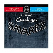 Savarez 510ARJ Alliance Cantiga Red/Blue mixed комплект струн классической гитары