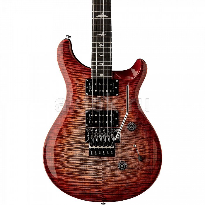 Электрогитара PRS SE Custom 24 Floyd Rose Charcoal Cherry Burst 4