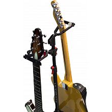 Ultimate Support GS-102 стойка гитарная двойная, чёрный 2