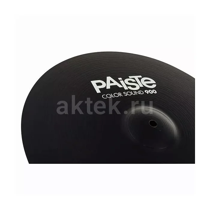 Paiste 18" 900 Color Sound чёрная крэш-тарелка для ударной установки 3