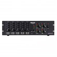 ART MX524 рэковый микшер, 5 каналов, 4 зоны, фантомное питание
