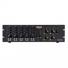 ART MX524 рэковый микшер, 5 каналов, 4 зоны, фантомное питание